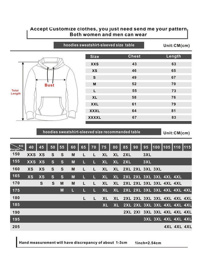 Long Sleeved Hoodie With Unique Pattern Black - Image 2