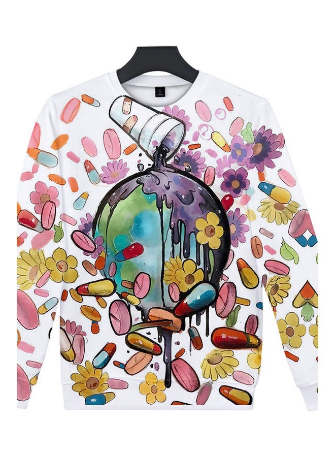 كنزة فضفاضة منقوشة - Image 3