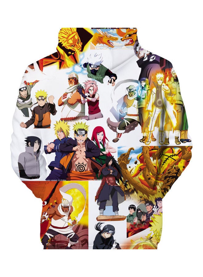 Casual Printed Hooded Sweatshirt Multicolour  - Image 2