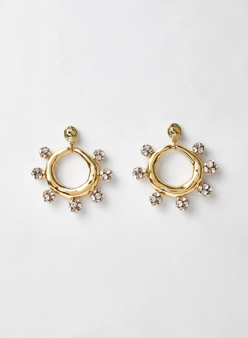 MANGO Lisi Stud Earrings