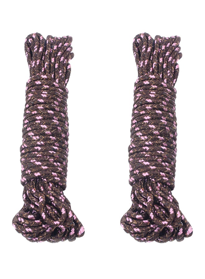 2-Piece Clothes Rope Brown 2 x 9meter  - Image 1