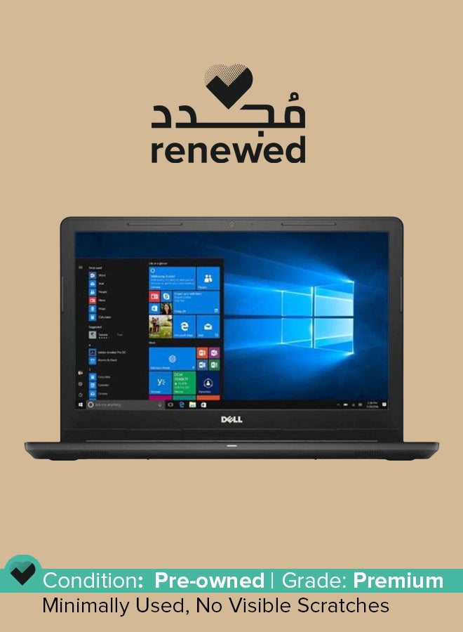 ديل مُجدد - لابتوب إنسبايرون 3583 بشاشة 15.6 بوصة ومعالج كور i5 وذاكرة رام سعة 8 جيجابايت ومحرك أقراص SSD  سعة 256 جيجابايت وبطاقة رسومات مدمجة أسود - Image 1