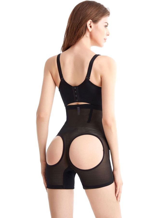 QiaoKai Solid Slimming Shapewear Black  - Image 3