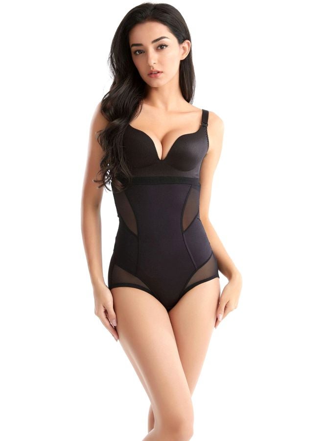 QiaoKai Solid Slimming Shapewear Black  - Image 3