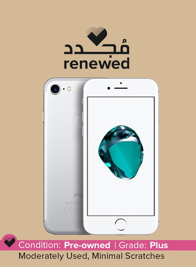 Apple Renewed - iPhone 7 32GB Silver 4G With Facetime - Image 1