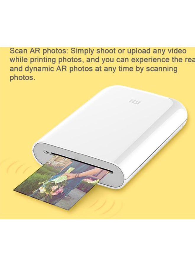 Mijia Ar Zink Pocket Photo Printer 17.4x3.4x9.7cm White - v1606466884/N39593591A_3