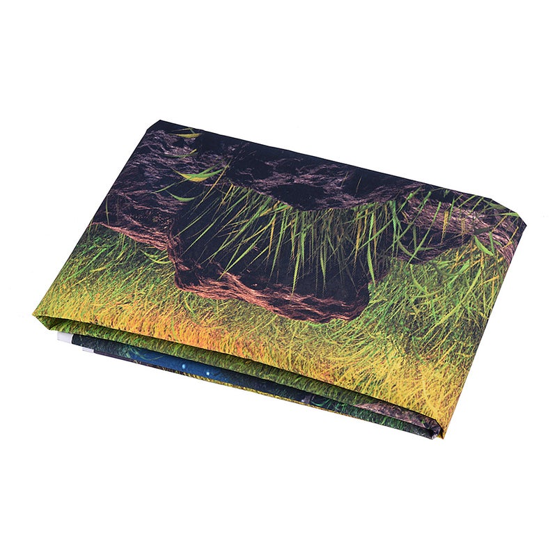 6.9x5ft/2.1x1.5m Halloween Decoration Pumpkin Pattern Backdrop Photography Background Blue - Image 5