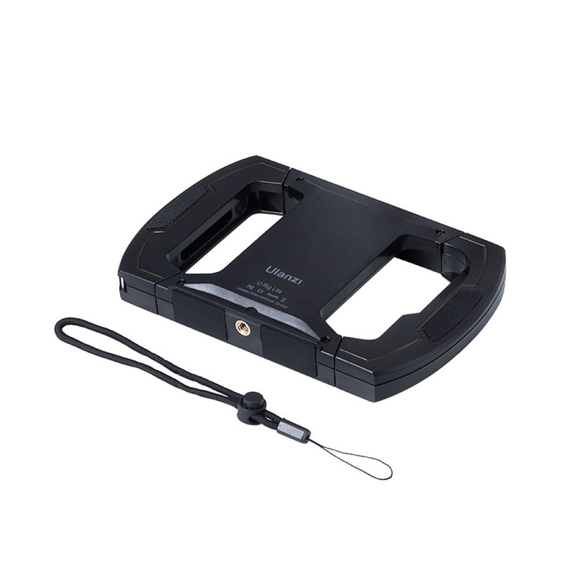 Ulanzi Lite Video Vlog Phone Rig Cage With Triple Cold Shoe 1/4 Screw Thread Black  - Image 4