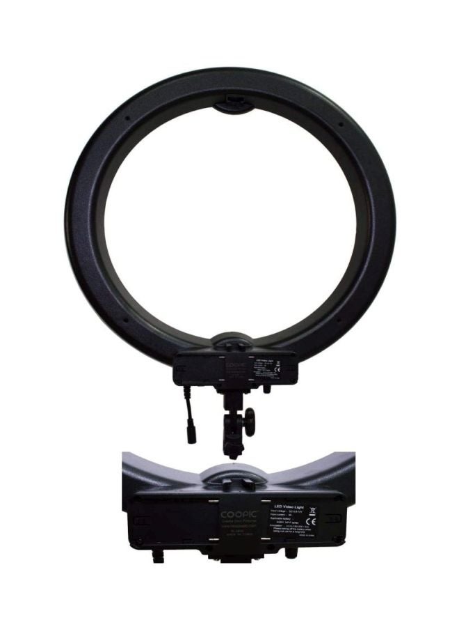 Coopic - Rl-650S Camera Photo Video 18 Inch 48 Centimeter Outer 55W 240 Pieces LED Light Black - Image 1