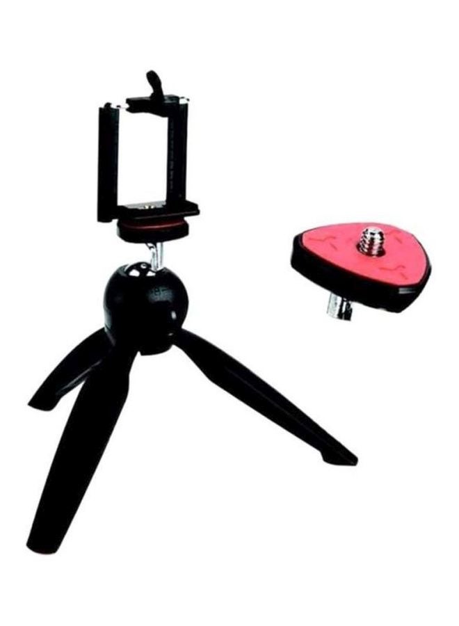 Yunteng Mini Tripod Mount With Phone Holder Clip Black  - Image 1