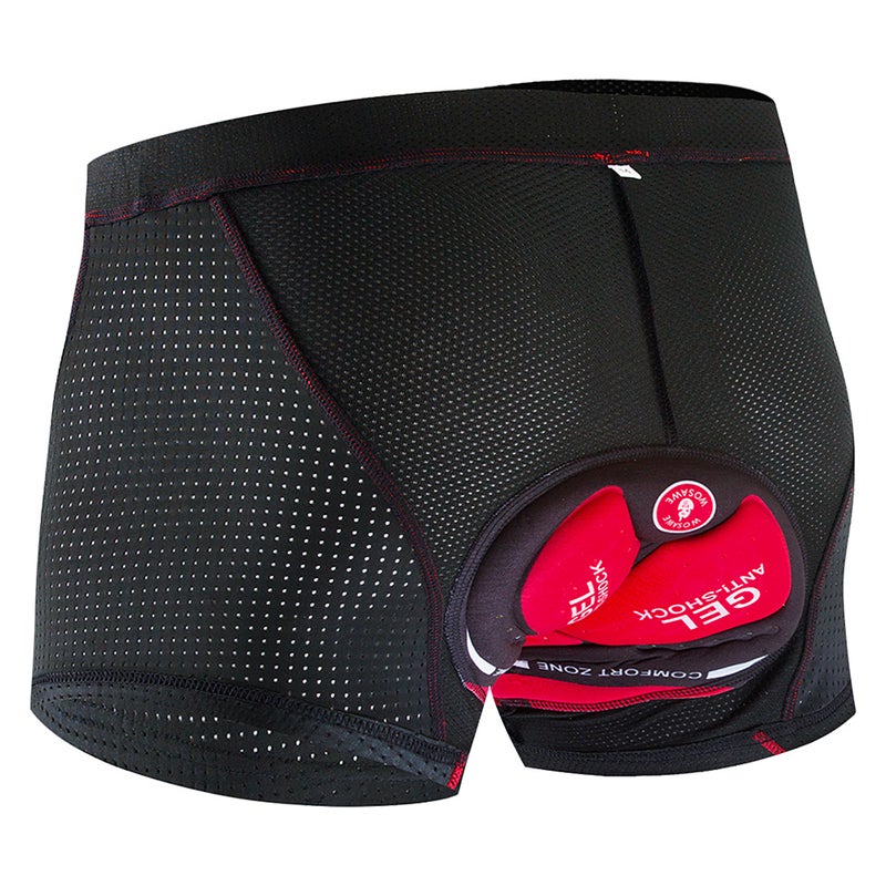 Men Silica Gel Pad Bicycle Shorts XL - v1606472382/N42529221A_1