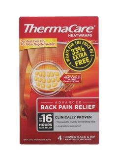 ThermaCare Heat Wrap Lower Back 4Pk  - Image 1