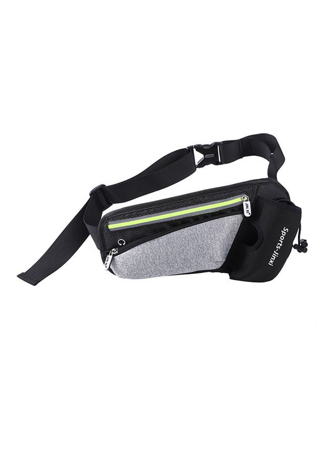 Reflective Stripe Climbing Hiking Sports Waist Bag 20 x 5cm - Image 1