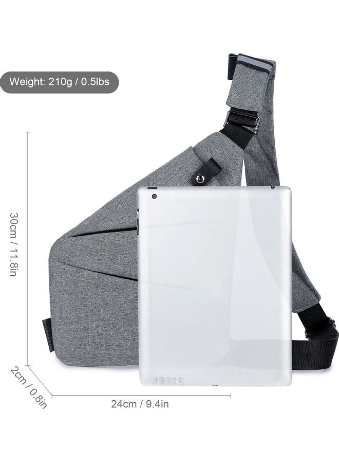 Lightweight Casual Chest Bag 30 x 3cm - Image 3