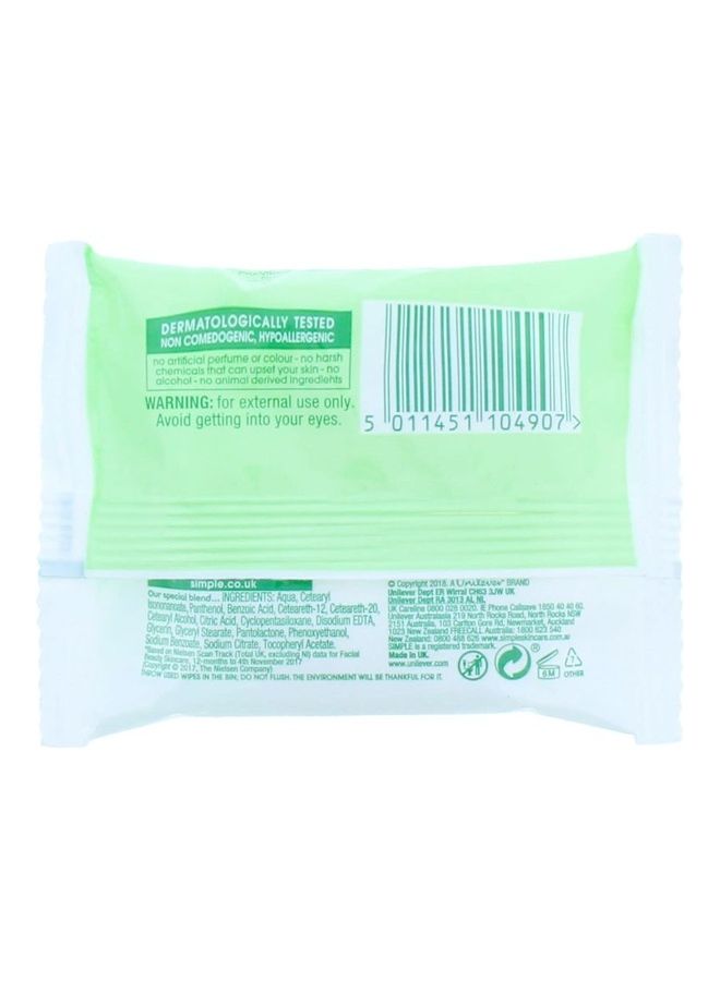 simple Eye Make Up Remover Pads White - Image 2