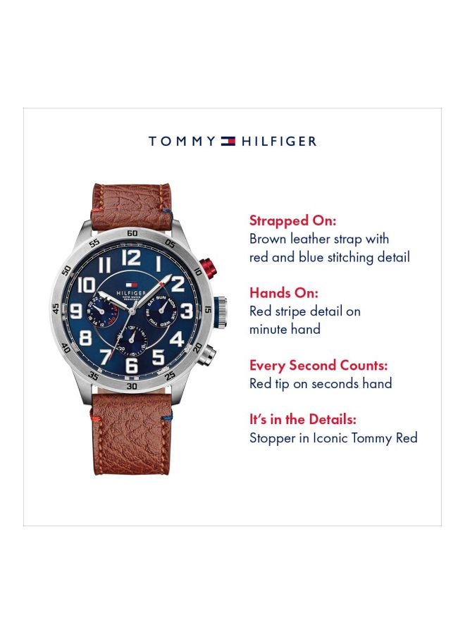 TOMMY HILFIGER - Men's Trent Stainless Steel Analog Watch 1791066 - Image 1