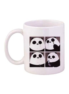 Trading Take A Deep Breath Printed Coffee Mug White/Black/Purple