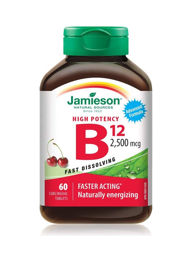 Jamieson Vitamin B12 60 Sublingual Tablets  - Image 1