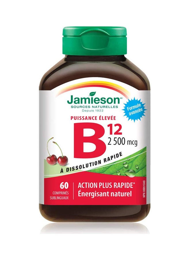Jamieson Vitamin B12 60 Sublingual Tablets  - Image 2