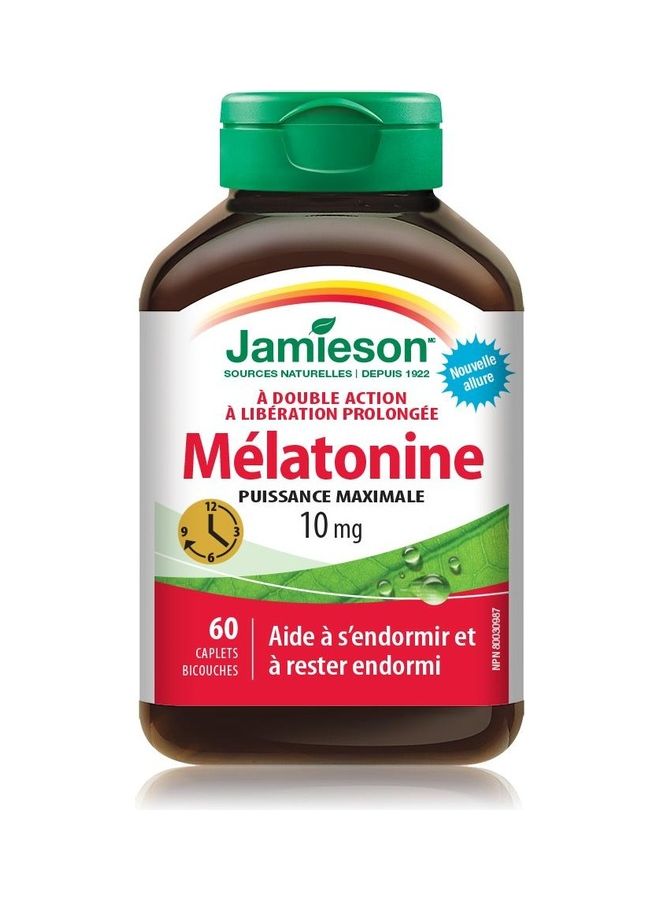 Jamieson Melatonin Dual Action Time Released 60 Bi-Layer Caplets - Image 2