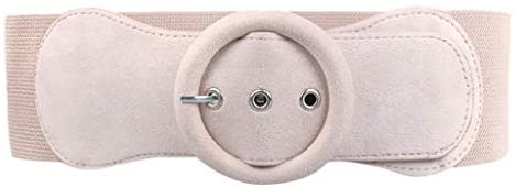 Fashion Women Boho Lady Vintage Solid Buckle Waist Belt Waistband Accessories brown  - Image 3