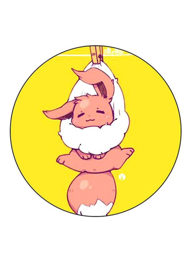 BP Pokemon Mouse Pad Yellow/Beige/White