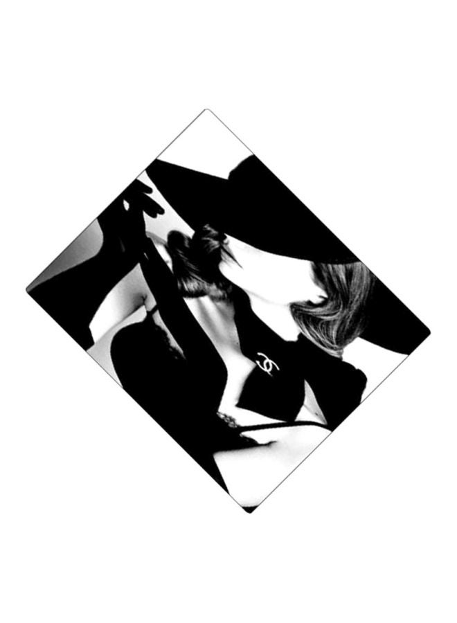 BP Printed Anti-Slip Gaming Mouse Pad Black/White/Grey - Image 2