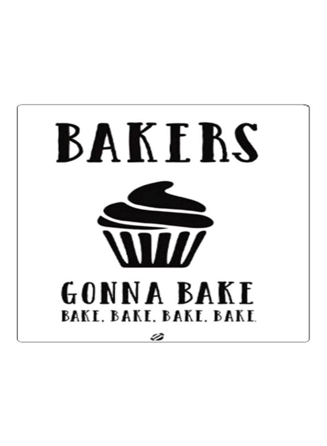 BP Printed Anti-Slip Gaming Mouse Pad White/Black - Image 1