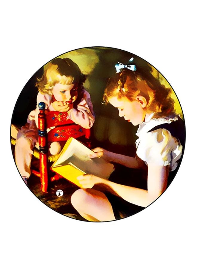 BP Vintage Art Mouse Pad Beige/White/Red