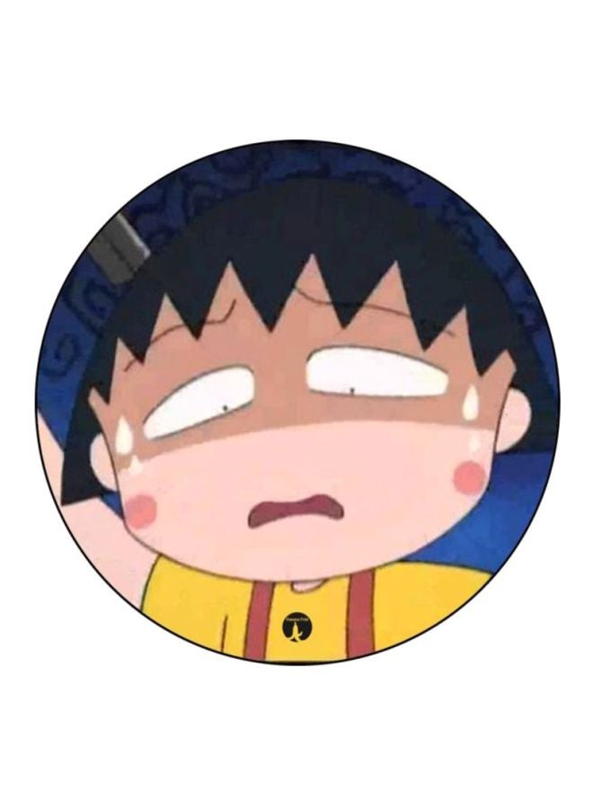 BP Animation Chibi Maruko Chan Printed Mousepad Yellow/Black/Blue