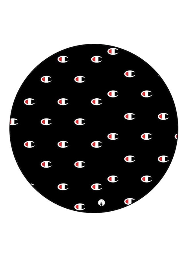 Printed Mouse Pad Black/White/Red