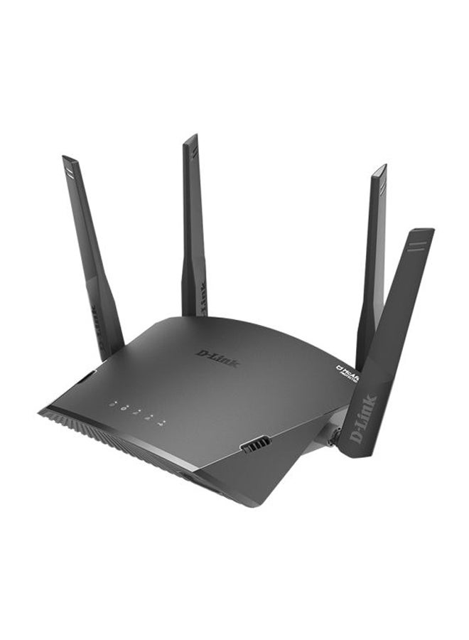Dir-1760 Exo Ac1750 Smart Mesh Wi-Fi Router Black