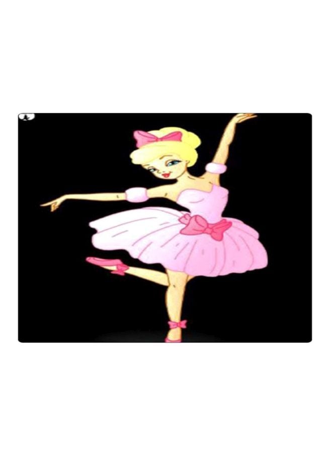 BP Printed Anti-Slip Gaming Mouse Pad Pink/Beige/Black