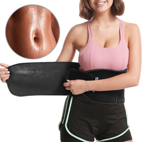 Waist Adjustable Belly Fat Trimmer Belt Exercise Gym Equipment 30.5 x 1 x 23cm