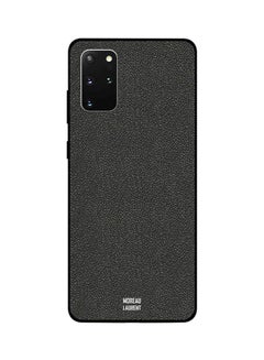 Skin Case Cover -for Samsung Galaxy S20 Plus Black Grey Leather Pattern Black Grey Leather Pattern