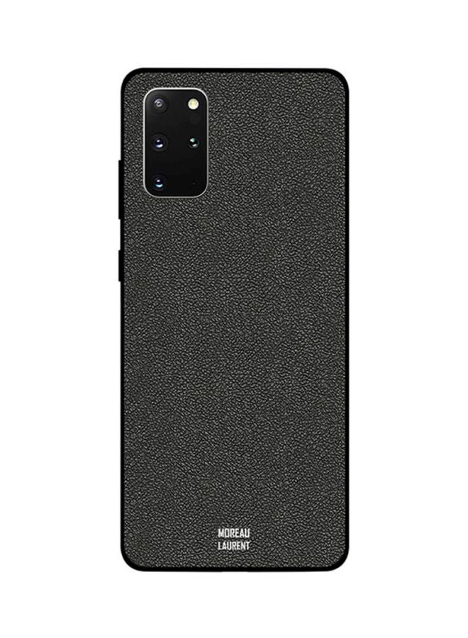 Moreau Laurent - Skin Case Cover -for Samsung Galaxy S20 Plus Black Grey Leather Pattern Black Grey Leather Pattern - Image 1