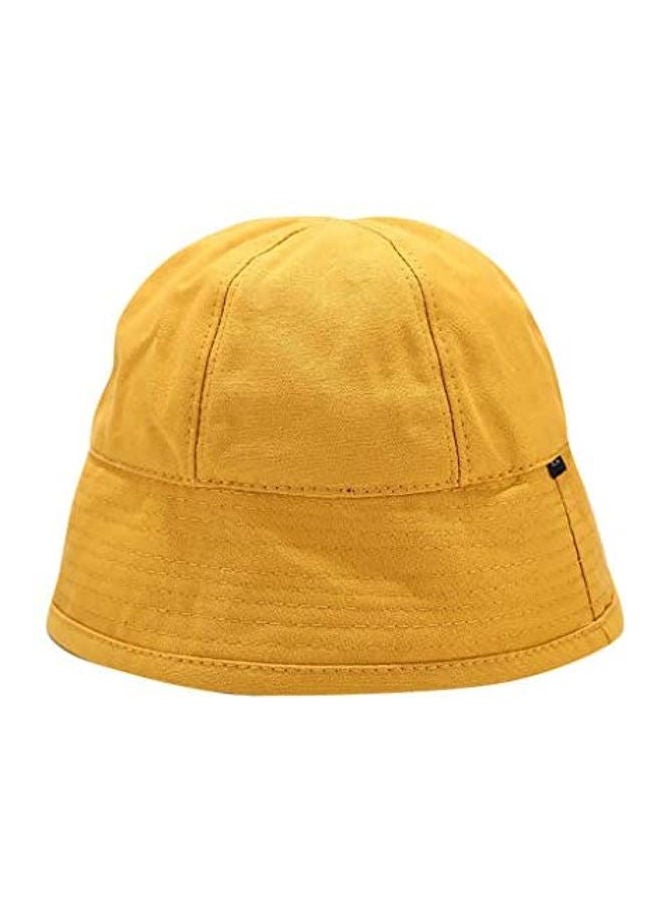 Foldable Fisherman Bucket Cap Yellow