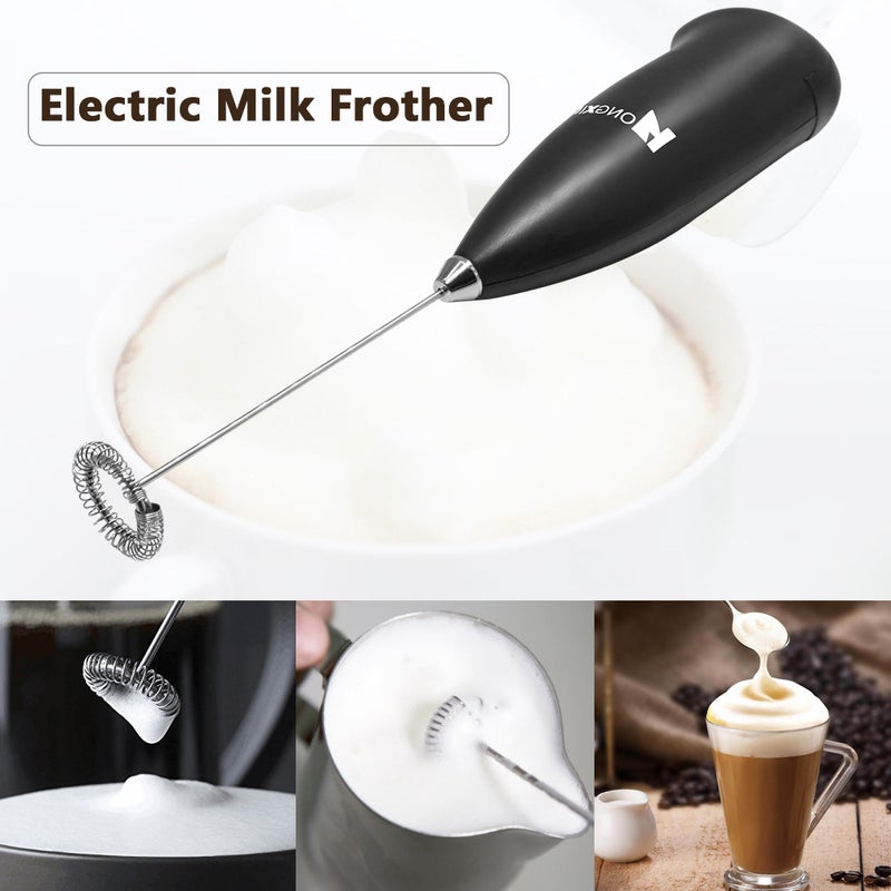 Generic Electric Milk Frother Automatic Milk Foam Maker Black  - Image 3
