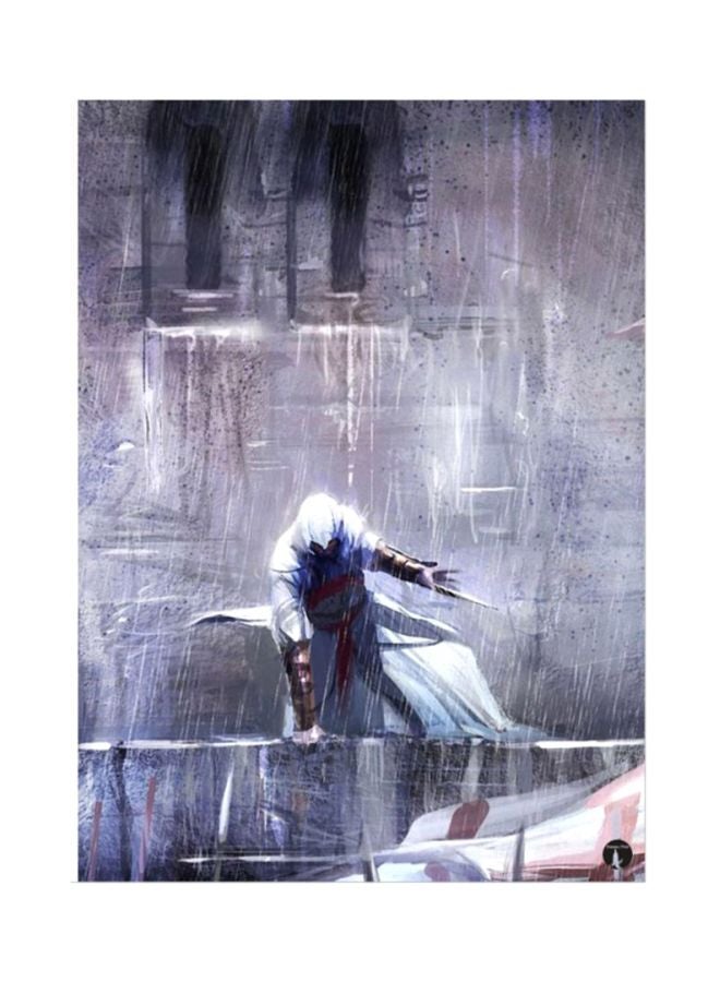 BP The Video Game Assassin's Creed Mouse Pad Grey/White