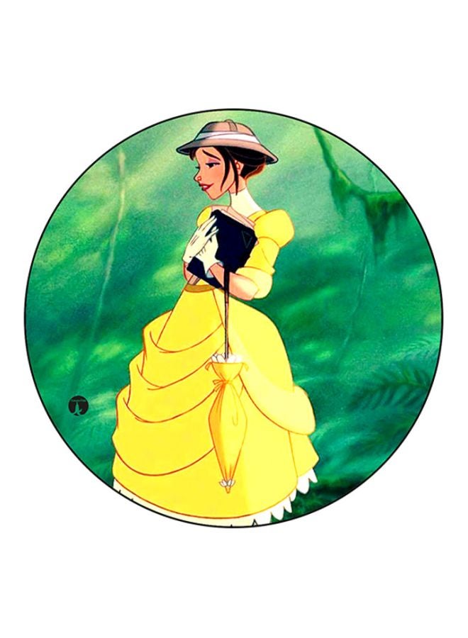 BP Printed Mouse Pad Green/Yellow