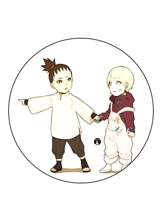 BP The Anime Naruto Printed Mouse Pad Beige/White