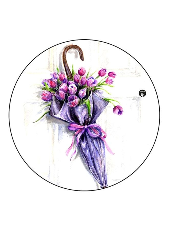 BP Printed Mouse Pad White/Purple/Brown