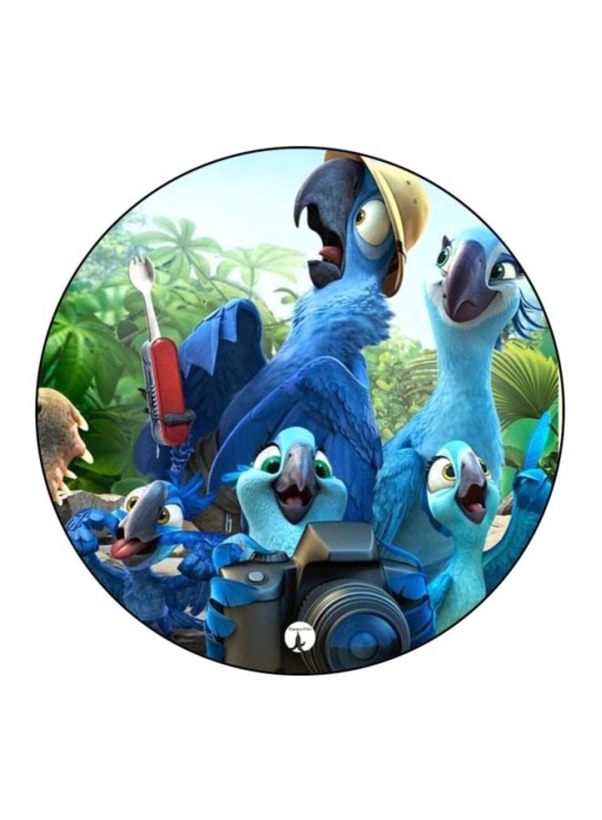 BP Rio Printed Mousepad Blue/Green/White