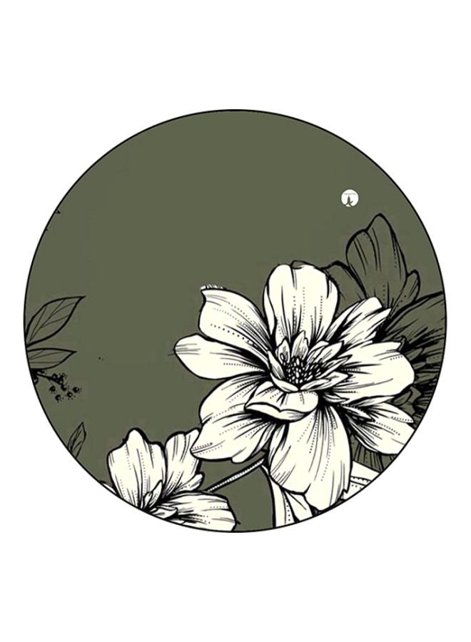 Flowers Printed Mouse Pad multicolour