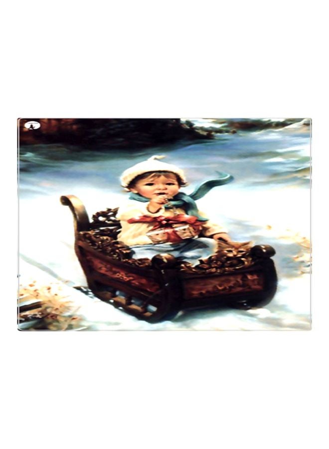 BP Printed Anti-Slip Gaming Mouse Pad White/Brown/Beige - Image 1