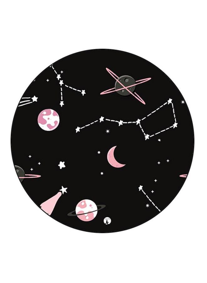 BP Space Print Mouse Pad Black/Pink
