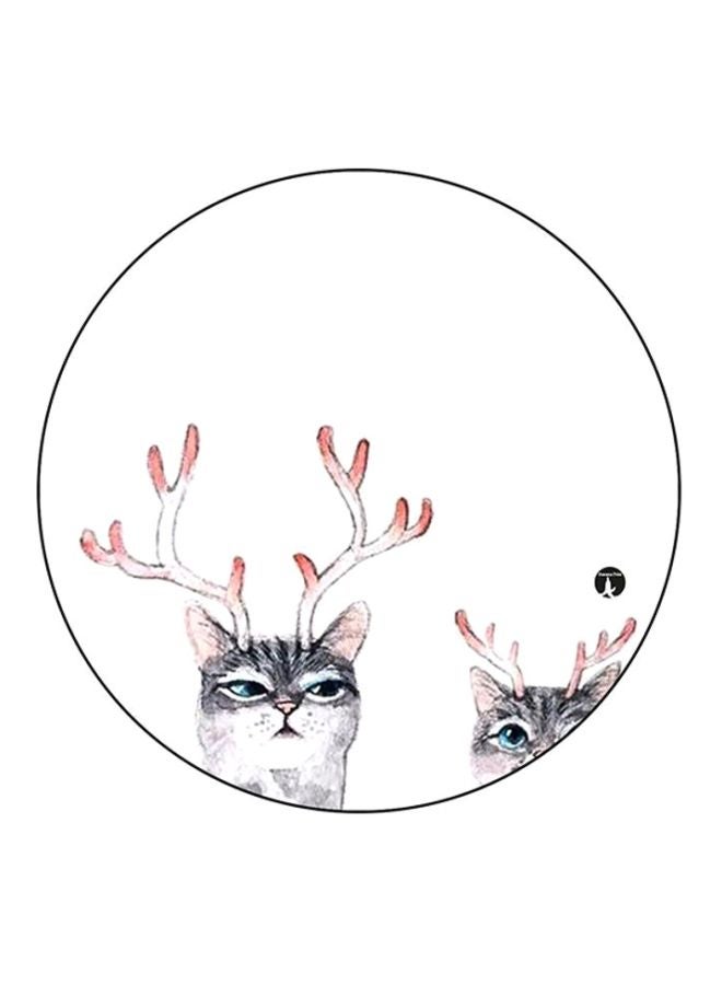 BP Printed Mouse Pad White/Grey/Pink