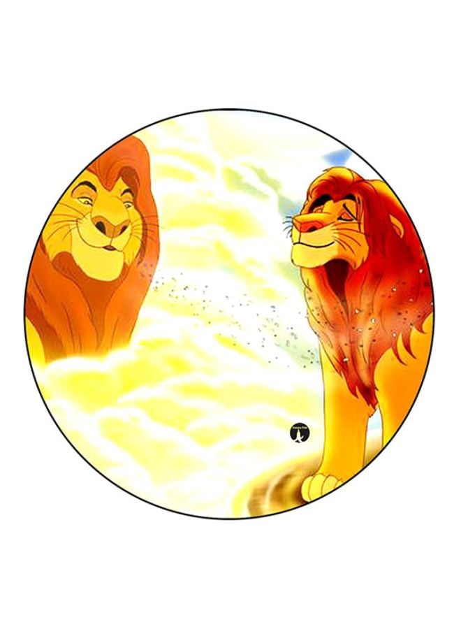 بي بي لوحة ماوس برسومات لشخصيات ديزني أبيض/ أصفر/ أحمر