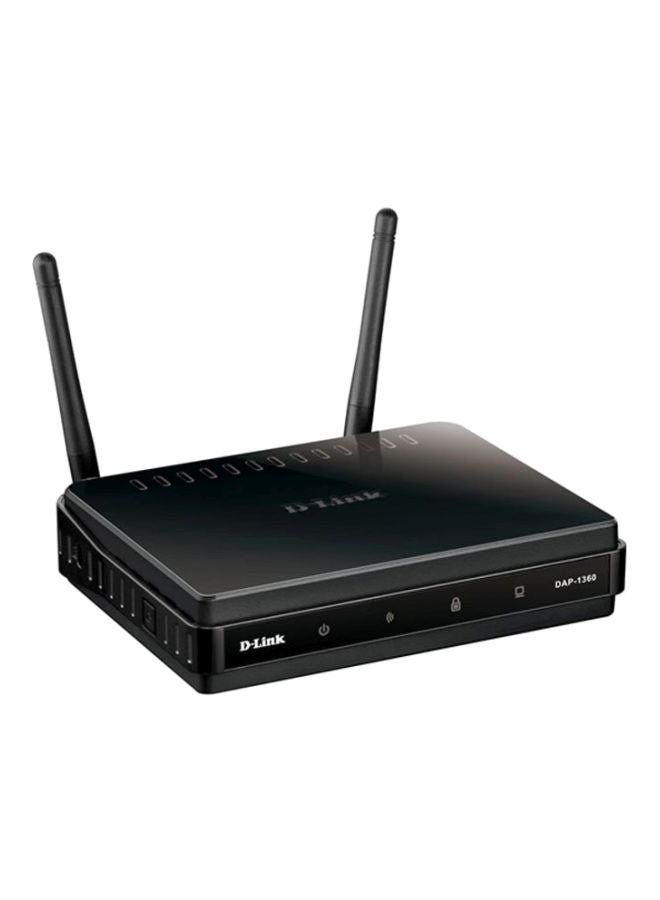دي لينك موسع نطاق لاسلكي N طراز DAP‑1360 أسود - Image 1