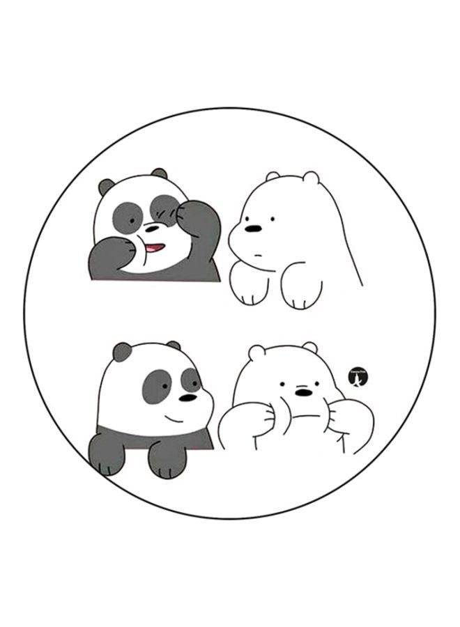 BP We Bare Bears Mouse Pad Pink/White/Grey